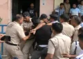 Darjeeling District Police arrested TMC leader Kajal Ghosh in a land-grabbing and forgery case involving a 72-year-old woman