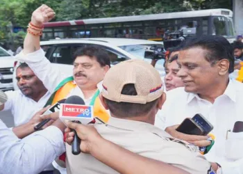 BJP workers detained during protest in Telangana