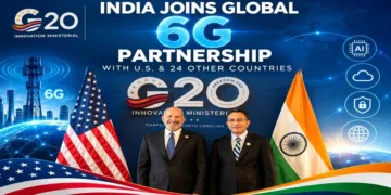 India has joined the United States and 24 other countries in a global initiative to shape secure, open and interoperable 6G networks