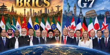 The shifting economic weight of G7 and BRICS reflects the emergence of a more multipolar global order.