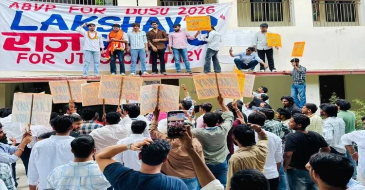 ABVP has intensified its DUSU campaign, highlighting its long-standing presence on the Delhi University campus