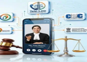 Tele-Law 14454 provides citizens with free legal advice from panel lawyers through a helpline, mobile app and CSCs