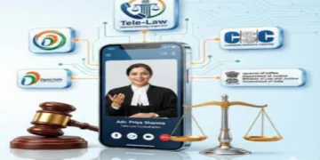Tele-Law 14454 provides citizens with free legal advice from panel lawyers through a helpline, mobile app and CSCs