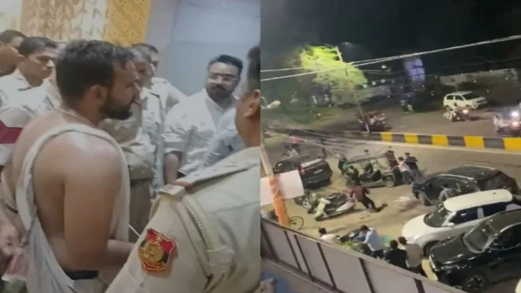 NSUI workers attacked ABVP members at Hari Mandir, with one person handed over to police