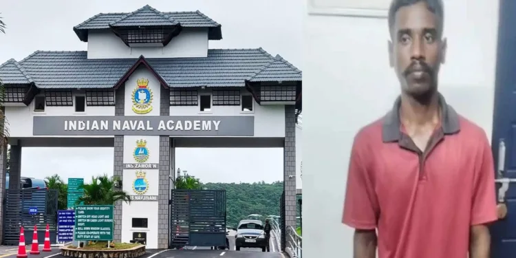 Bangladeshi national Biplob Soren was taken into custody after working at the Indian Naval Academy in Ezhimala using fake documents