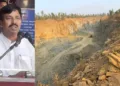 Karnataka Sugar and Textiles Minister Rudrappa Lamani has been fined Rs 3 crore for stone quarry licence violations in Haveri