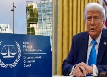 US President Donald Trump (Right)