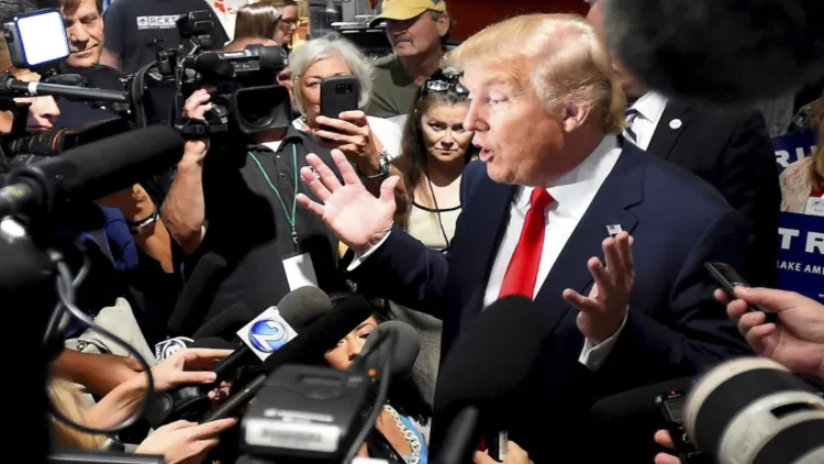 US President Trump’s decision to revoke the outlets’ White House access came after he accused them of publishing what he called “FAKE NEWS” about his administration