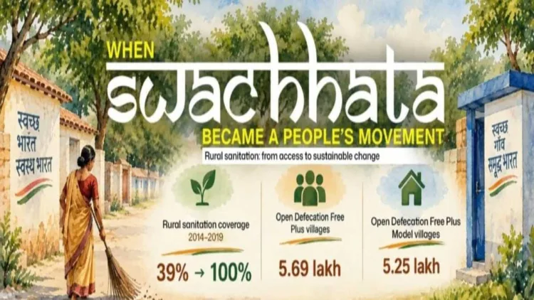 Swachh Bharat Mission-Gramin has turned rural sanitation into a people-led movement focused on lasting cleanliness and waste management