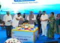 Vice President C P Radhakrishnan at the inaugural ceremony of the 9th India International Water Week 2026