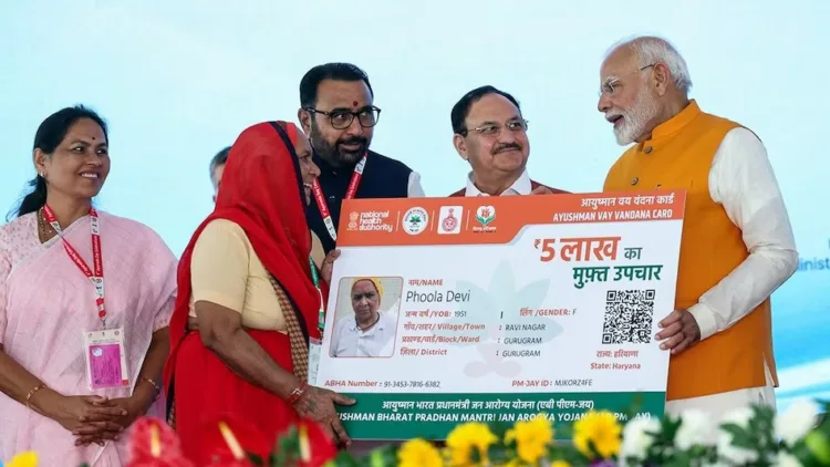 Ayushman Bharat Turns 8: PM-JAY Crosses 48.5 Crore Ayushman Cards