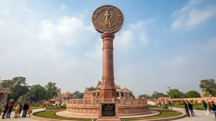 A Martyr Memorial Pillar has been installed at Ayodhya Ram Mandir to honour the sacrifices of Ram devotees