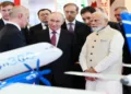 PM Modi and Russian President Putin
attend the industrial exhibition "Innoprom. India" on the sidelines of the BRICS summit in New Delhi, India, September 11, 2026