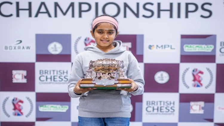 11-year-old British-Indian chess prodigy Bodhana Sivanandan has become the youngest player ever to qualify for the Woman Grandmaster title