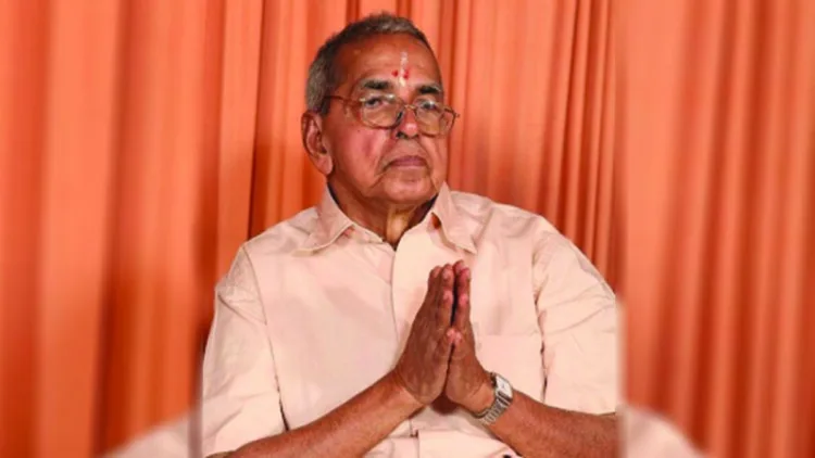 Senior RSS pracharak and veteran cultural activist M.A. Krishnan