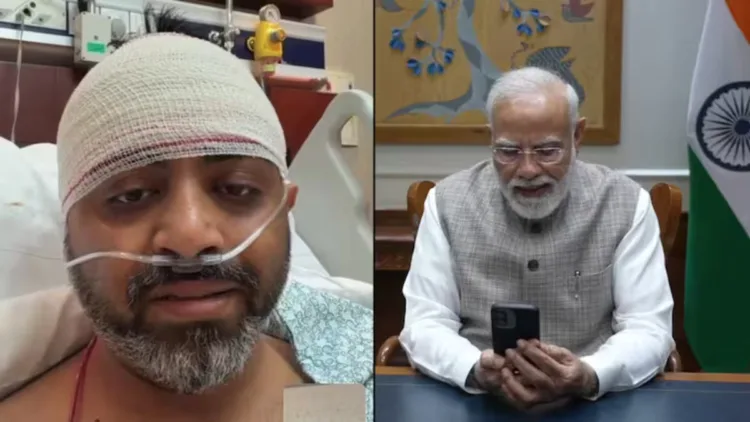 PM Modi speaks to Captain Smit Machchhar; Wishes speedy recovery