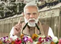 PM Modi speaking at a rally in Meerut in February 2026, video of which is now in circulation with false claim, Image: The Federal