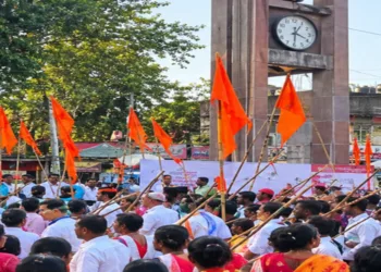 RSS Path Sanchalan in Malda, West Bengal