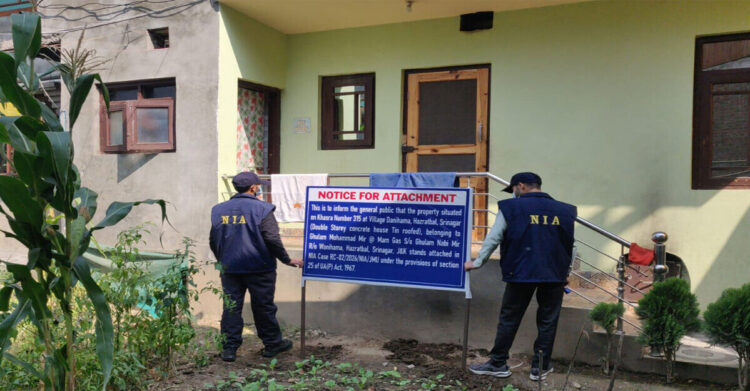 NIA attaches LeT-linked property in Srinagar