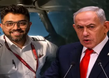 Captain Smit Machchhar and Israel Prime Minister Benjamin Netanyahu