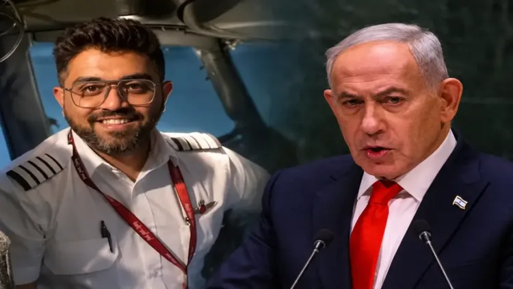 Captain Smit Machchhar and Israel Prime Minister Benjamin Netanyahu