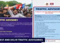 Delhi Traffic Advisory October 12: Check 30 Diversion Points & Affected Routes