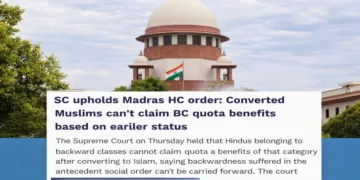 Supreme Court Reservation Ruling: Hindu Converts to Islam Cannot Retain Backward Class Quota Benefits