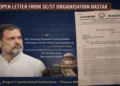 Dastak Open Letter to Rahul Gandhi: Dalit Group Slams Opposition March to Supreme Court