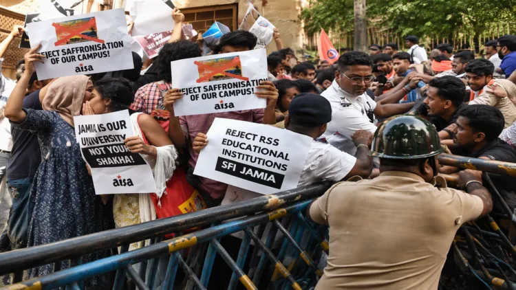 Campus Unrest: Leftist Outfits Target RSS Events