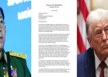 US Congress appeal to its mission in UN to resist Myanmar junta representatives, while Trump administration hold talks with junta rule
