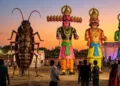 A giant cockroach effigy will be placed alongside Ravan, Kumbhkaran and Meghnad at a Delhi Ramleela ground.