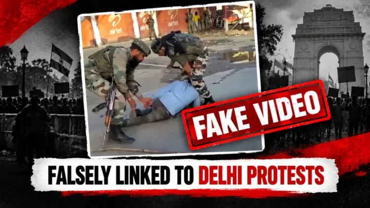 Fact Check: Old 2017 footage falsely linked to the Delhi protests.
