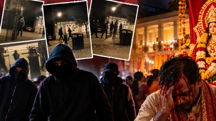 Hindu festival celebrations in the UK have faced reported disruptions and attacks, including the recent incident in West Yorkshire. (AI-generated image for representational purposes)