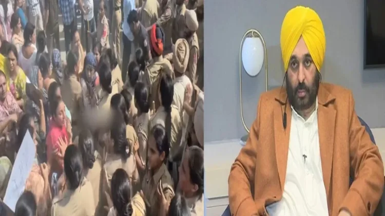 Teachers in Punjab protest, question Punjab CM Bhagwat Mann govt over pay parity