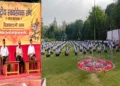 RSS Vijayadashami Utsav in Patna attended by AKhil Bharatiya Karyakarini Sadasya Dr Manmohan Vaidya