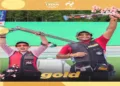 Chenai, Dhanda after winning mixed team trap gold