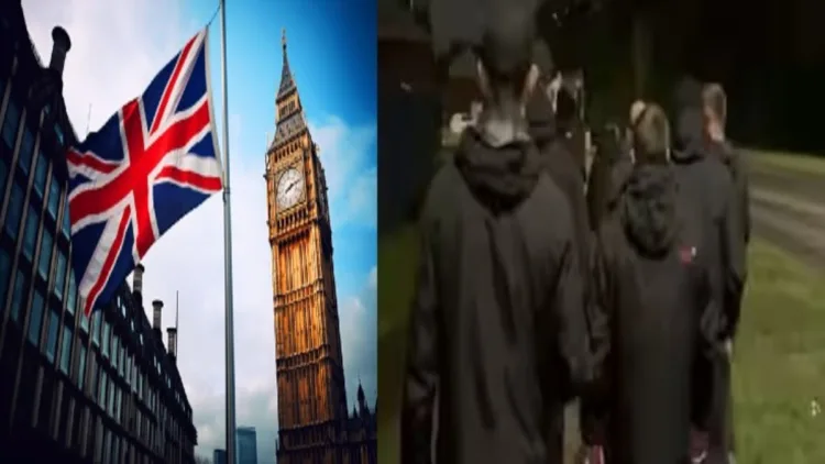 A group of masked men attack Indian students in the UK