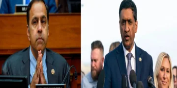 Indian-origin US lawmakers Raja Krishnamoorthi and Ro Khanna