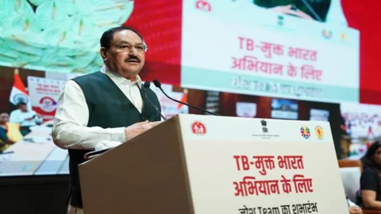 Union Health Minister J P Nadda