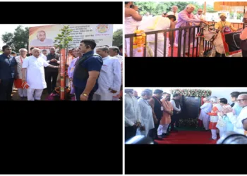 Five new projects were inaugurated and two major projects were announced at Gau-Vigyan Anusandhan Kendra, Gauteerth, Deolapar by Param Pujaniya Sarsanghchalak Dr. Mohan Bhagwat Ji