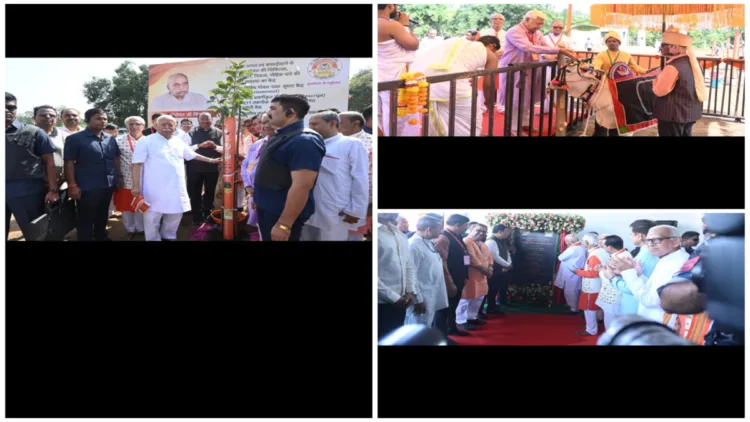 Five new projects were inaugurated and two major projects were announced at Gau-Vigyan Anusandhan Kendra, Gauteerth, Deolapar by Param Pujaniya Sarsanghchalak Dr. Mohan Bhagwat Ji