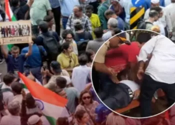 Elderly man dies at unauthorised protest of CJP at Shivaji Park in Mumbai