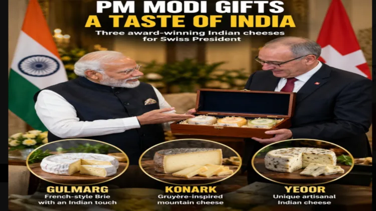 PM Modi Gifts Gulmarg, Konark and Yeoor Cheeses to Swiss President