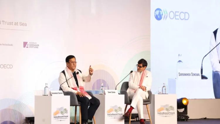 Minister of Ports, Shipping and Waterways Sarbananda Sonowal (Photo/ORF)