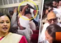 Shoes Thrown at UP Congress Office as Ajay Rai, Mamta Chaudhary Supporters Clash During Leadership Handover