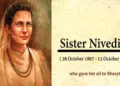 Tribute to sister Nivedita on her death anniversary