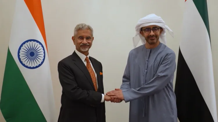 EAM Jaishankar hold talks with UAE Deputy Prime Minister & Foreign Minister Abdullah Bin Zayed Al-Nahyan
