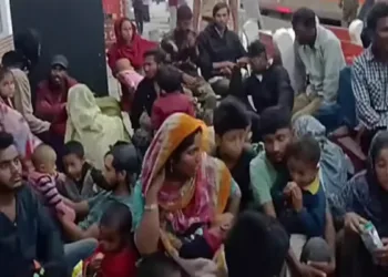 Illegal Bangladeshi migrants detained at Kamakhya station in Assam