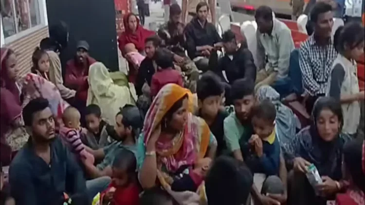 Illegal Bangladeshi migrants detained at Kamakhya station in Assam