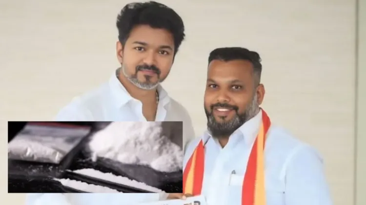 CM C Joseph Vijay , suspendd TVK functionary Bhoobalan (File Photo)